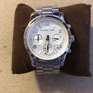 Michael Kors MK5076 silver watch. Make an offer.